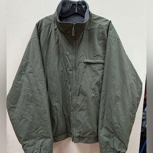 Eddie Bauer Olive Windbreaker